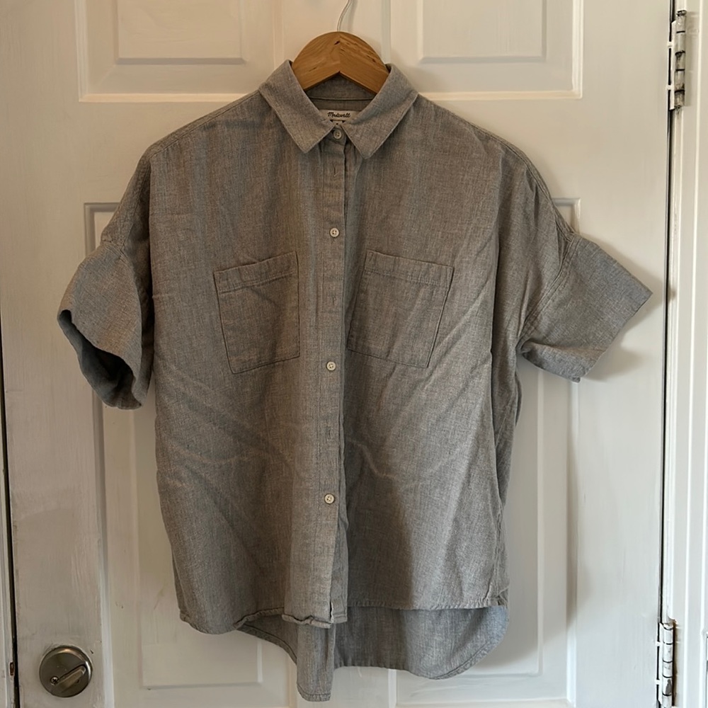 Madewell two-pocket button up